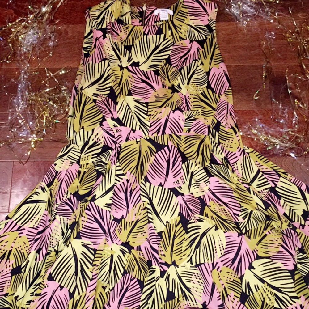 Tribal print / nature print mini dress .
